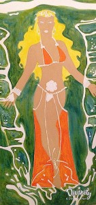 © Divinity Chan - Sacral chakra goddess work in progress