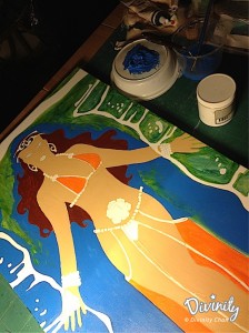 Sacral chakra goddess work in progress