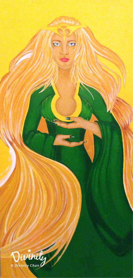 Anahata heart chakra goddess