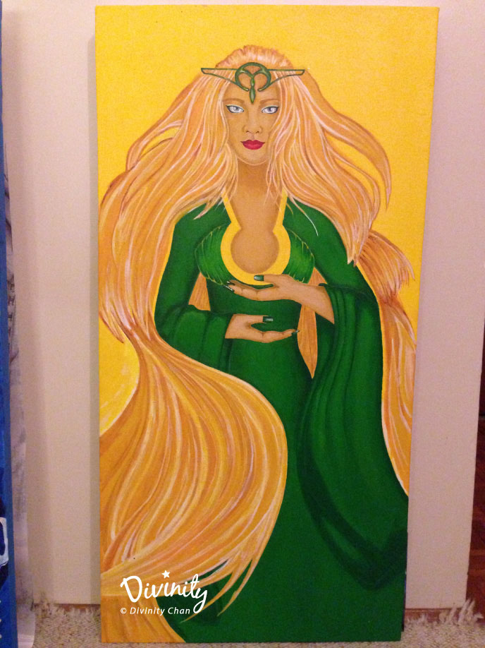 Anahata heart chakra goddess