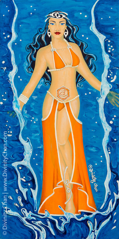 Svadhishthana Sacral Root Chakra Goddess © Divinity Chan