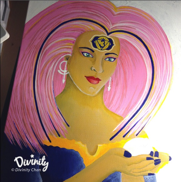 divinitychan.com ajna third eye chakra goddess painting12