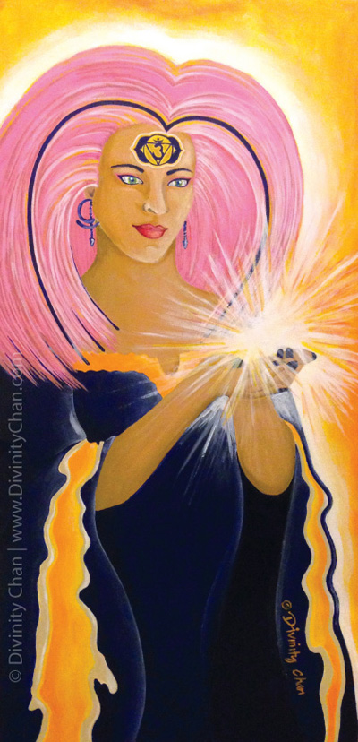 Ajna 3rd Eye Chakra Goddess © Divinity Chan