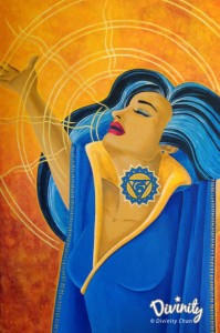 Vishuddha Throat Chakra Goddess © Divinity Chan