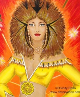 Manipura Solar Plexus Chakra Goddess