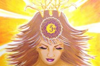 Sahasrara Crown Chakra Goddess (art in progress pics)